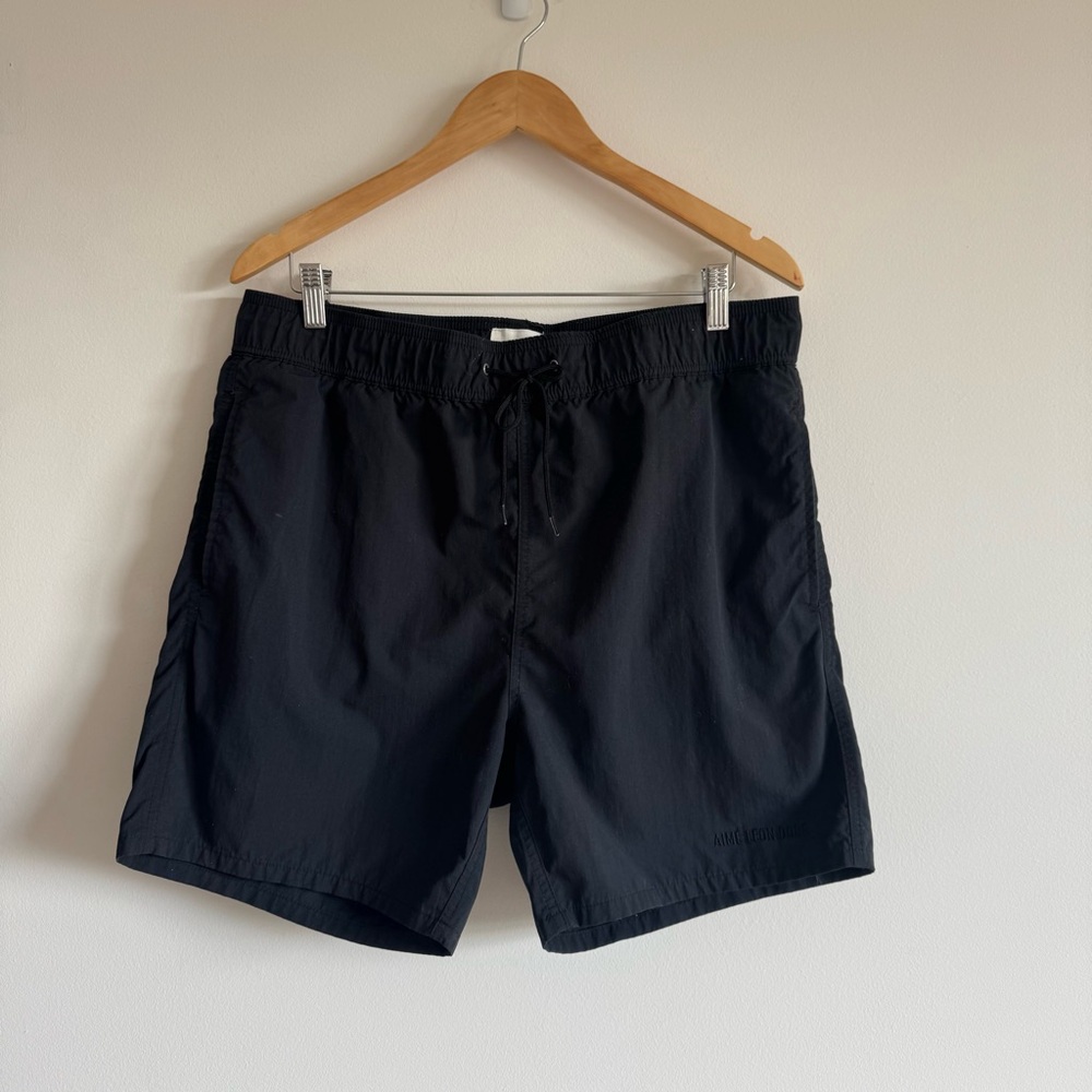 Aime Leon Dore Black Athletic Shorts - Picture 2 of 7